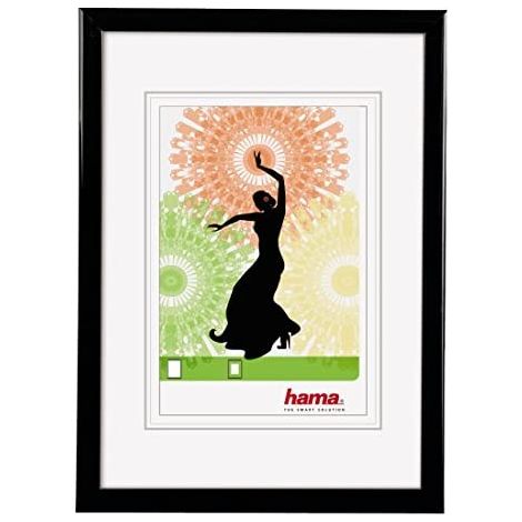 Hama Madrid Black - Cornice (plastica, nero, 20 x 30 cm, 300 mm, 450 mm)