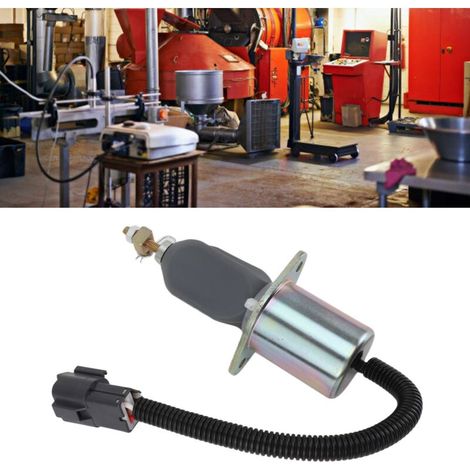 Électrovanne d'arrêt pour générateur 12V compatible 1751ES-12A3UC12B1S - KZQ (1/5)