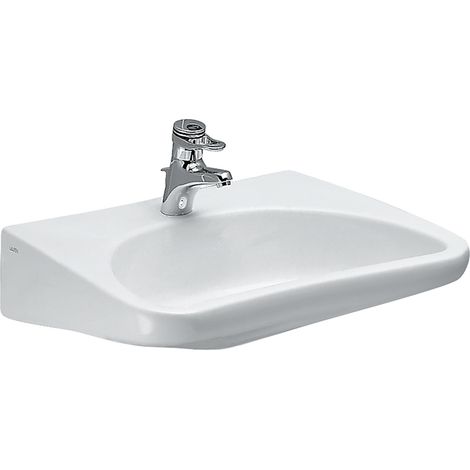LAUFEN Rehab lavabo, sin barreras, 1 agujero para grifo, sin