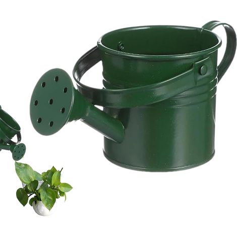 Gießkanne aus Metall für Gartenarbeit dekorativer Blumentopf