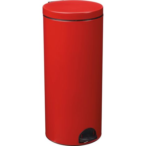 Elora Mülleimer 30 Liter Matt Rot - Rossignol