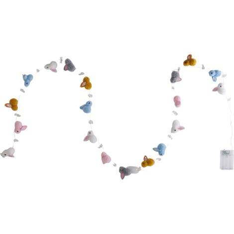 Guirlande Lumineuse Œufs De Pâques - 20 LED Chaudes - 220 cm - Décoration Table Appui Fenêtre Intérieur - Lot De 1 (1/5)