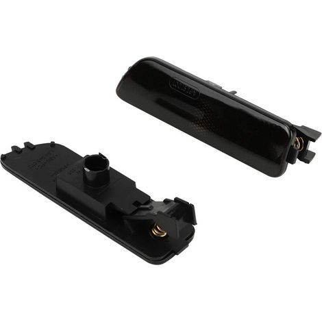 Indicatore di posizione laterale, 617215181853 1 coppia di indicatori di posizione paraurti fumé compatibili con GO-LF per JE-TTA M-K4 (nero). (1/5)