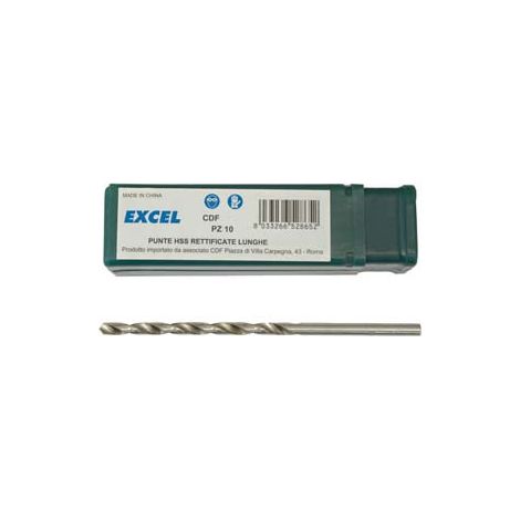 PUNTE HSS RETTIFICATE PROLUNGATE- - ø mm.6x140 - 10 pezzi EXCEL