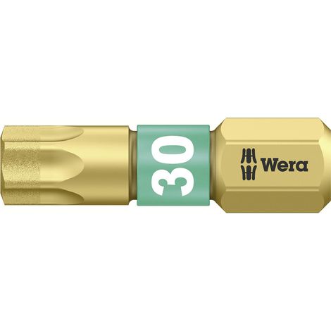 Wera 867/1 BDC TX30X25 05 066108 001 Torx-Bit T 30 Werkzeugstahl legiert, diamantbeschichtet D 6.3 1
