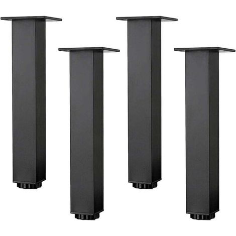 Höhenverstellbare Möbelfüße aus Aluminiumlegierung, Couchtisch-/Sofabeine, Badezimmer-/Waschtischunterschrankbeine (35 cm)