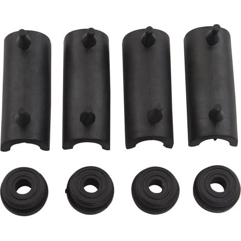 Convient aux Harley-Davidson Grand Glide Road King : coussinets en caoutchouc pour valises latérales, coussinets en caoutchouc pour base de valises latérales, amortisseurs 14-22 (1/5)