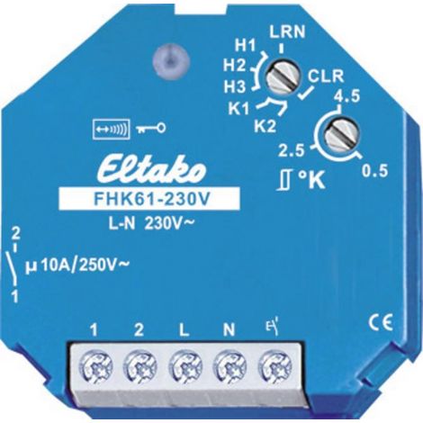 Eltako FHK61-230V relé calefacción domótica 2500W compacto