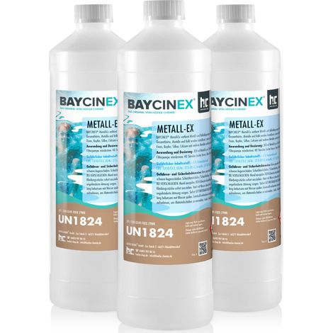 3x 1 L BAYCINEX® Metall-Ex in handlicher Flasche