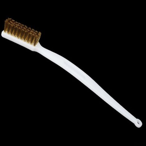 Ensemble de 5 brosses en fil laiton avec manches plastique (1/5)