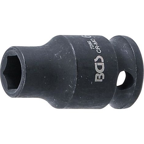 Llave de vaso BGS 6 mm acero cromo molibdeno perfil Pro Torque (1/4)