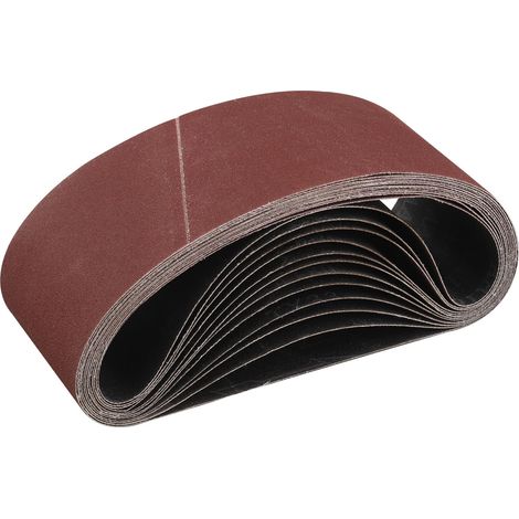 Bande Abrasive 75x 457 mm,12PCS 180 grain Ensemble de Bandes Abrasives - (1/5)