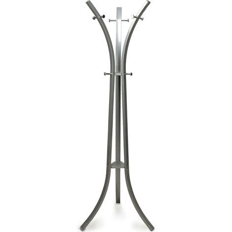 Portemanteau Sur Pied En Métal Gris 58X58X180 Cm, Tube : 20/40Mm+°13M (1/2)