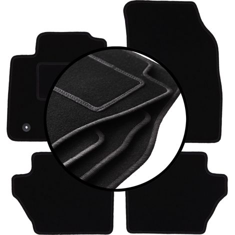 Jeu de tapis de sol en velours pour : Ford Fiesta MK7 hatchback (2011-2017) (1/5)