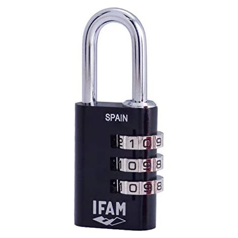 Lucchetto IFAM COL COMBI30 Nero 30mm Arco 5mm con Combinazione (1/4)