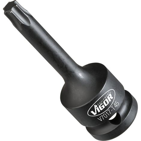 VIGOR Torx-Schlagschrauber Schraubendreher-Einsatz V7017 T45 (1/2)