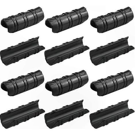 Attache-serre 12 pièces robustes, clips de fixation 25mm résistants à la chaleur pour bâches de jardinage, fixation sûre et facile pour couvertures de plantes, usage polyvalent en serre. (1/5)