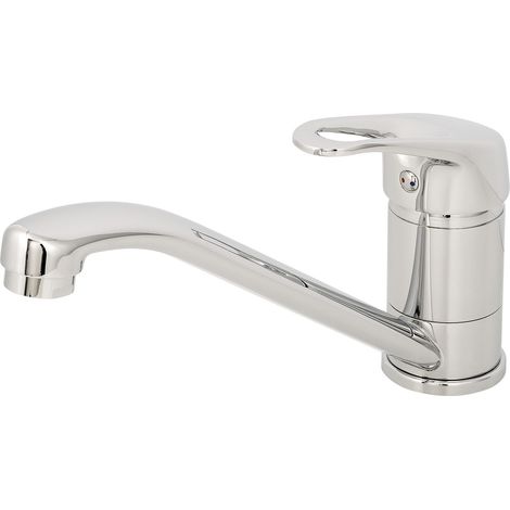 Solido CA110H Küchenarmatur druckfest, schwenkbarer Spülen Wasserhahn chrom (1/2)
