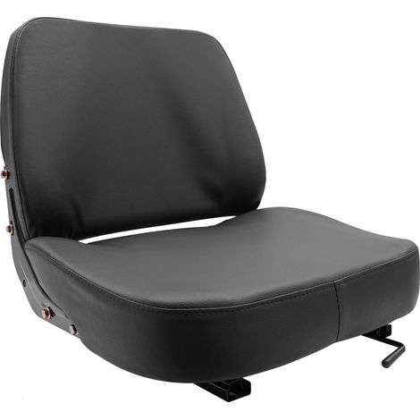 Universal Forklift Seat, Replacement Mechanical Seat Tractor Seat with Adjustable Handle, for Tractor Loader Excavator