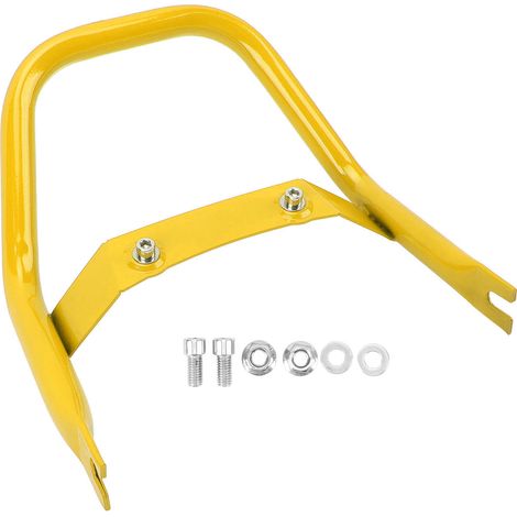 Maniglione posteriore per passeggero moto, tubo in ferro da 22 mm, supporto bracciolo per Monkey 125 dal 2018 al 2023, giallo (1/5)