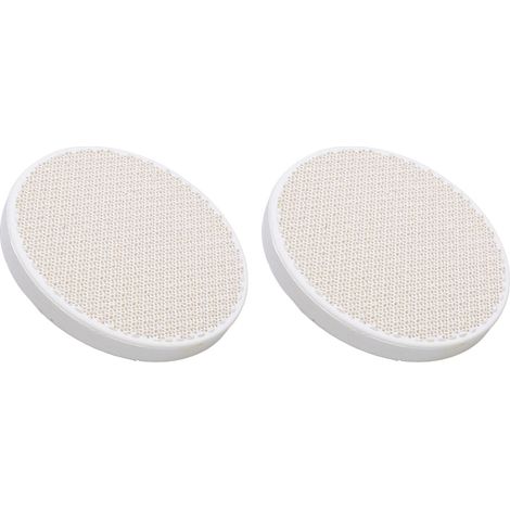 2 plaques de soudage rondes à trous multiples, plaques de soudage en quartz, plaques d'isolation thermique décoratives, grandes (1/5)