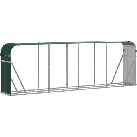 Maison Exclusive - Portalegna Verde 300x45x100 cm Acciaio Zincato