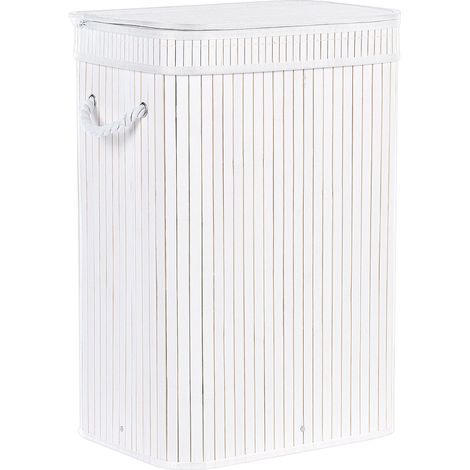 Basket KALUTARA Bamboo Wood White 72 L (1/5)