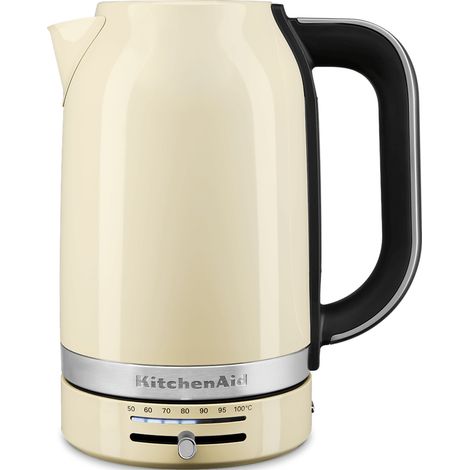 KitchenAid 5KEK1701EAC tetera eléctrica 1,7 L 2400 W Negro, Crema de color, Acero inoxidable
