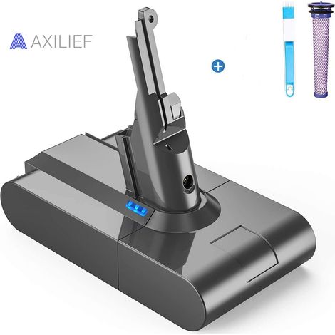 Axilief – Batterie de remplacement 6000mAh 21.6V pour Dyson V8 SV10 – Lithium-ion – Autonomie prolongée pour performance durable (1/3)
