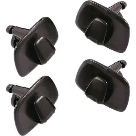 Ensemble de 4 pièces de crochets de toit intérieurs de voiture en ABS noir, cintres et accessoires décoratifs, compatibles avec V90, S90, XC40, XC60 et XC90 (2015-2020). (1/5)