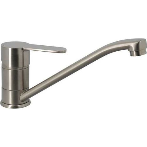Edouard Rousseau - Miscelatore Lavello BORN - Fabbricazione Francese - Certificato NF - Inox