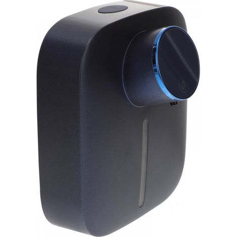 Distributeur automatique de savon mural sans contact, distributeur de savon moussant pour les mains, récipient pour savon pour les mains, pour salle de bain et cuisine, noir (1/5)
