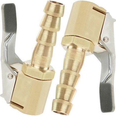 Embout de gonflage à disque, embout de gonflage pour pneus de voiture, embout de gonflage avec clip, raccord de valve de gonflage, 8 mm (1/5)