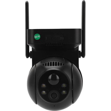 Caméra de sécurité solaire sans fil extérieure WiFi HD avec vision nocturne, alimentée par batterie et dotée de la vision nocturne