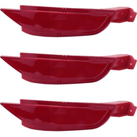 3 feux arrière droits antibrouillard et feu stop pour pare-chocs de voiture Ford Fiesta Mk7 2008-2012 (1/5)