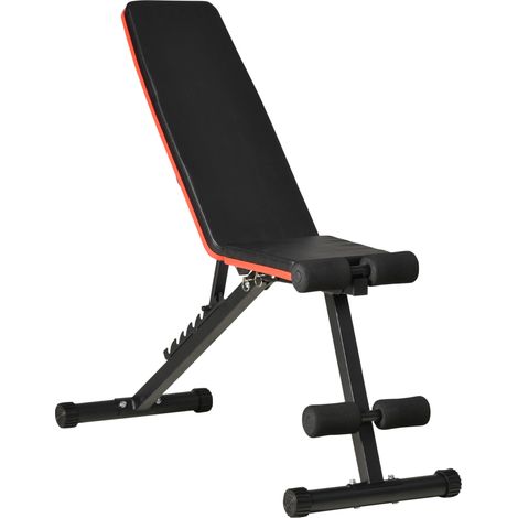 Banc de musculation pliant 7 positions d’inclinaison. Cadre acier résistant et charge 120 kg pour des entraînements réguliers à domicile. (1/5)
