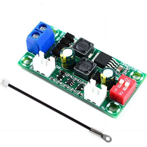 Lüfterdrehzahlreglermodul 5V 12V 24V mit automatischer Temperaturanpassung für Industrie und Haushalt, mehrfarbig (B 12V) (1/5)