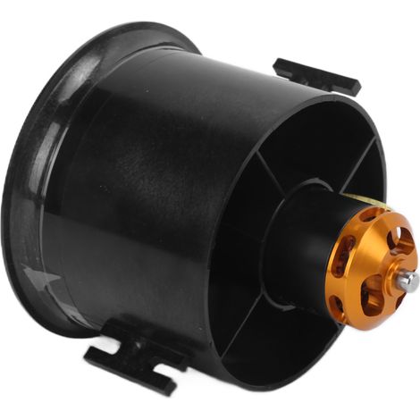 Ventilateur EDF à 6 pales de 70 mm avec moteur brushless QF2827 KV3800 pour avions RC (1/5)