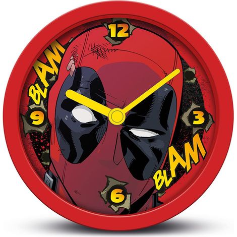 Eshark Deadpool Blam Blam Tischuhr Rot 12 cm (1/3)
