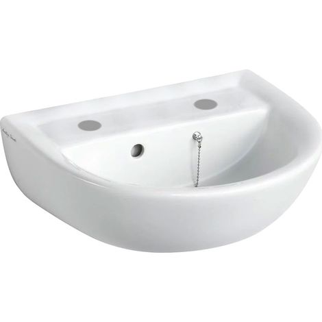 Armitage Shanks Sandringham 21 Wall Hung Basin 450mm Wide - 2 Tap Hole (1/3)