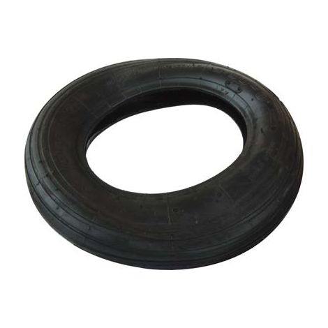 PNEUMATICO X RUOTA CARRIOLA 3.50X8 GOMMA NERA + PFU