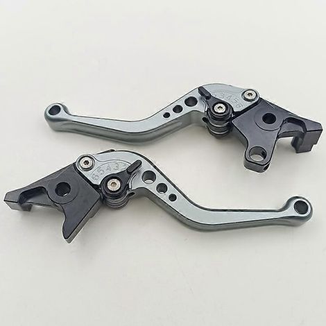 Convient aux anciennes motos Kawasaki ZX7R modifiées (cornerdon de frein, levier d'embrayage, accessoires de poignée de frein, couleur titane avec tige courte) (1/4)