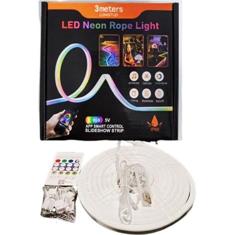 Ruban LED Intelligent - Lampe d'Intérieur à Variation de Couleur - LED (1/5)