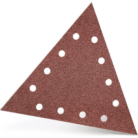 MENZER Red Klett-Schleifscheiben, 290 x 250 mm, 12-Loch, f. Trockenbauschleifer, Normalkorund (2 Stk.) K24