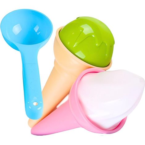 Moldes para conos de helado de arena + cuchara 5941