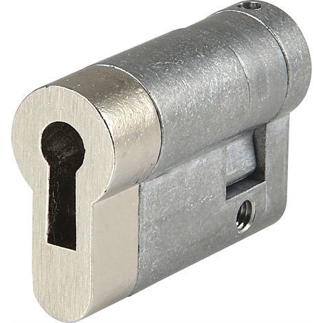 Einbauhalbzylinder gleichsperrend Sperre 61005 Keilbart A37/C48 mm vernickelt