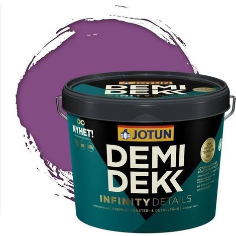 Peinture Bois - JOTUN - Lasure Opaque Satinée - RAL 4008 - Violet de Sécurité - 3L (1/2)