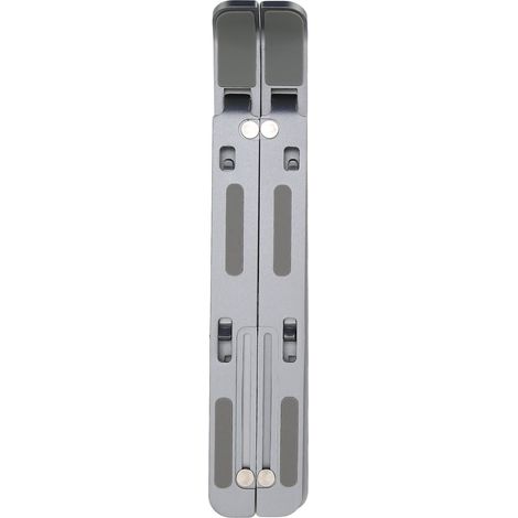 Ergonomischer Laptopständer aus Aluminiumlegierung und Silikon, faltbar, rutschfest und im Winkel verstellbar, kompatibel mit Laptops von 9 bis 15,6 Zoll. (1/5)