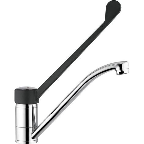 Miscelatore per lavello con leva clinica in ottone e finitura cromata - Idral 09495 (1/5)