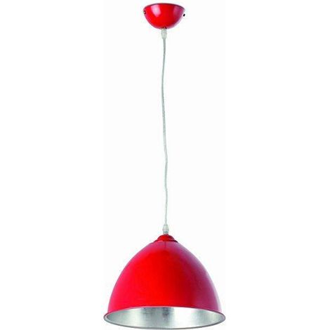 Faro alder sospensione rosso 1 x e27 60w 64142